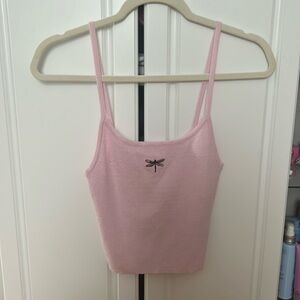 Pink Dragon Fly Tank